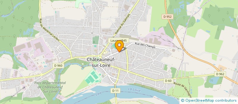 localisation de l'entreprise MONSIEUR RICHARD FLOQUET à CHATEAUNEUF-SUR-LOIRE