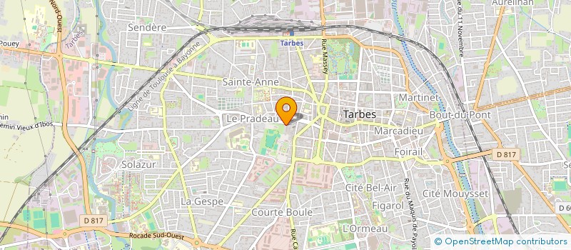 localisation de l'entreprise MONSIEUR RICHARD FOURCADE  TARBES