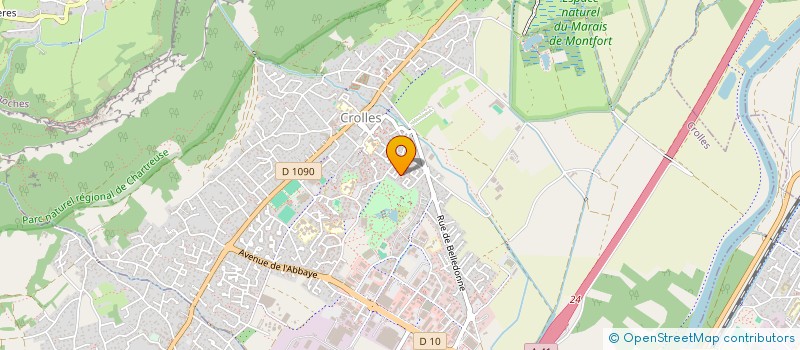 localisation de l'entreprise MONSIEUR RICHARD FOURNIER  CROLLES