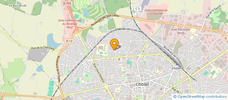 localisation de l'entreprise MONSIEUR RICHARD FRADIN à CHOLET