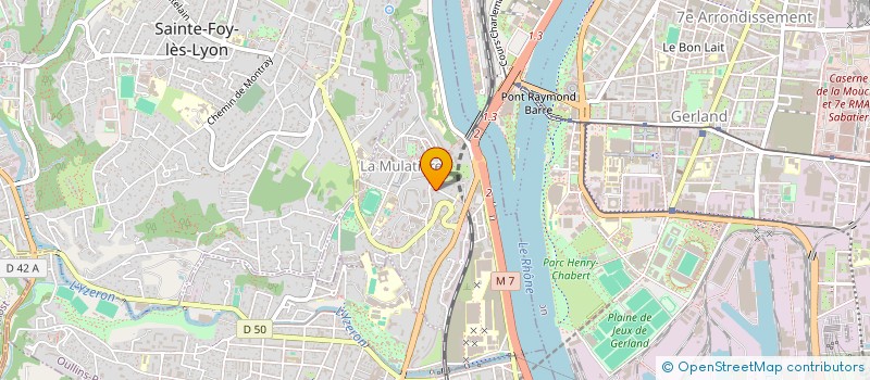 localisation de l'entreprise MONSIEUR RICHARD FRAISSE  LA MULATIERE