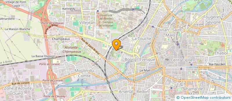 localisation de l'entreprise MONSIEUR RICHARD FRANCIS APEH  RENNES