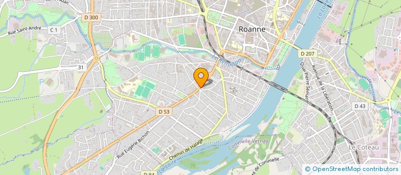 localisation de l'entreprise MONSIEUR RICHARD FRAPPA  ROANNE