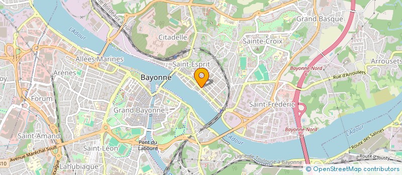 localisation de l'entreprise MONSIEUR RICHARD FREDIANI  BAYONNE