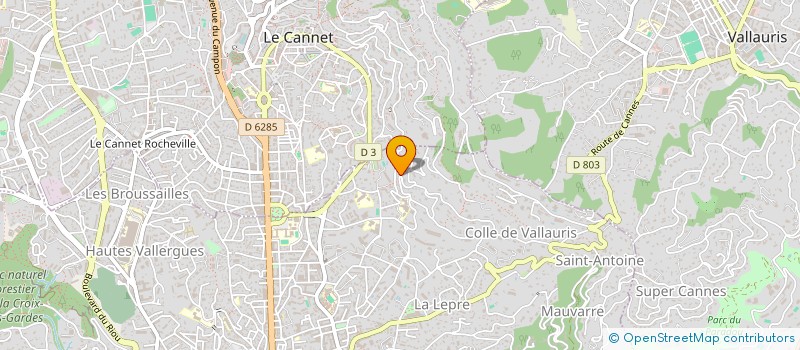 localisation de l'entreprise MONSIEUR RICHARD FREELAND à CANNES