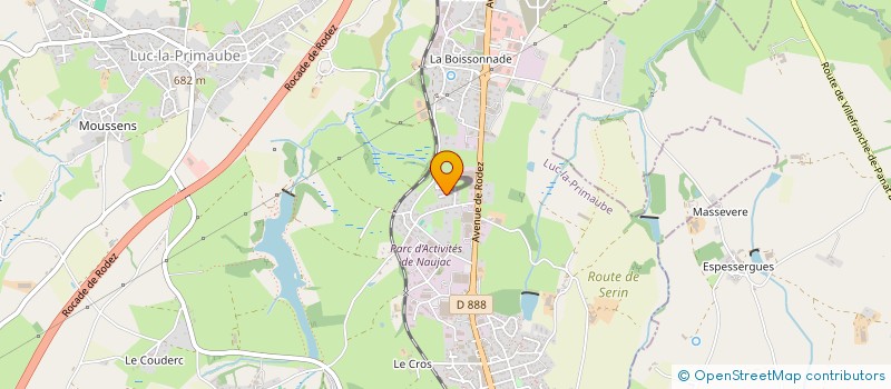 localisation de l'entreprise MONSIEUR RICHARD FRENAL  LUC-LA-PRIMAUBE