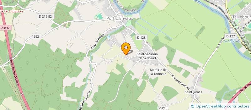 localisation de l'entreprise MONSIEUR RICHARD FRIGO  PORT-D'ENVAUX