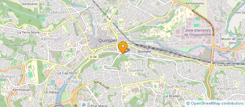 localisation de l'entreprise MONSIEUR RICHARD FRONTY à QUIMPER