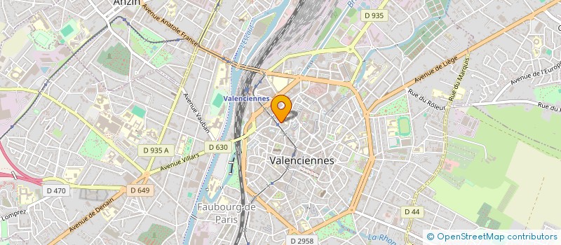 localisation de l'entreprise MONSIEUR RICHARD FUDAL  VALENCIENNES