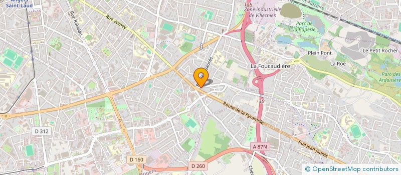 localisation de l'entreprise MONSIEUR RICHARD GACHIGNARD à ANGERS