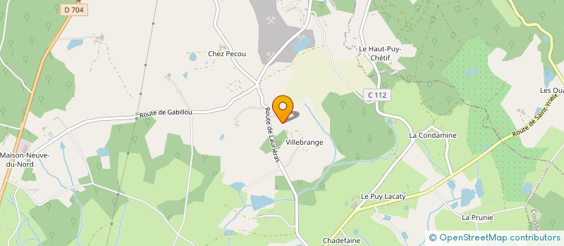localisation de l'entreprise MONSIEUR RICHARD GAGNADRE à ST YRIEIX LA PERCHE