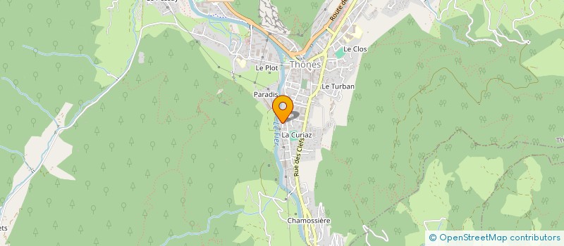 localisation de l'entreprise MONSIEUR RICHARD GAIFFE  THONES