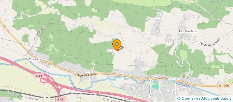 localisation de l'entreprise MONSIEUR RICHARD GAILLARD  CESSIEU