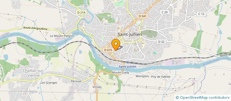 localisation de l'entreprise MONSIEUR RICHARD GALLIATH  SAINT-JUNIEN