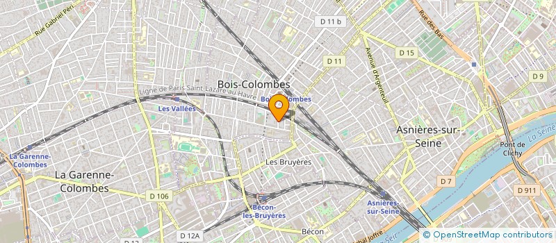 localisation de l'entreprise MONSIEUR RICHARD GANIVET à BOIS-COLOMBES