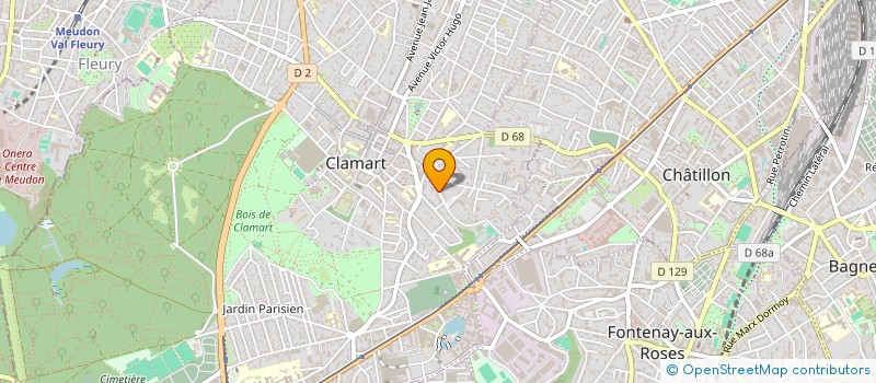 localisation de l'entreprise MONSIEUR RICHARD GANT à CLAMART