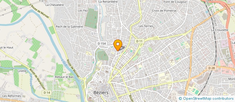 localisation de l'entreprise MONSIEUR RICHARD GARCIA à BEZIERS