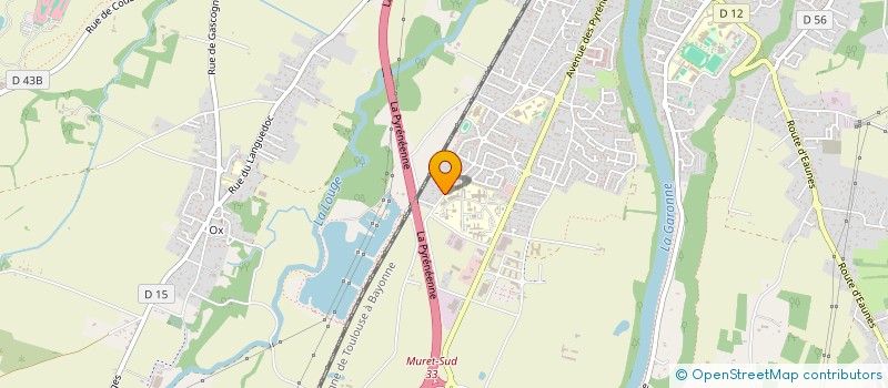 localisation de l'entreprise MONSIEUR RICHARD GARCIA MANUEL  MURET