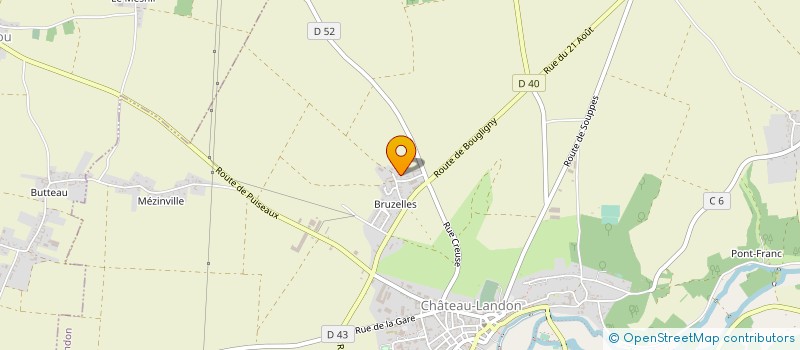 localisation de l'entreprise MONSIEUR RICHARD GARIBALDI  CHATEAU-LANDON