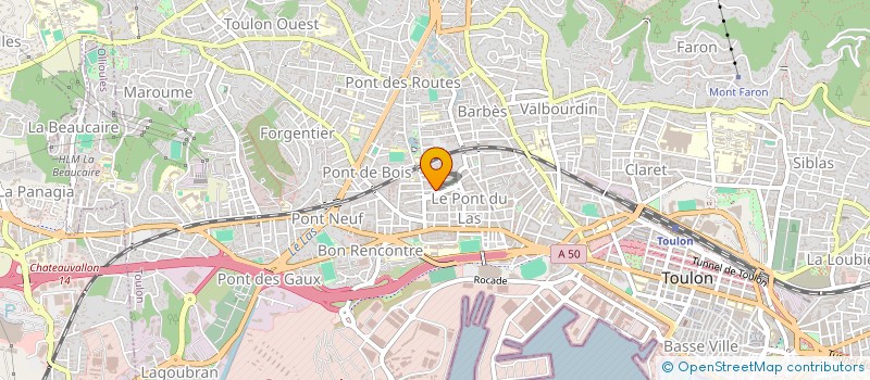 localisation de l'entreprise MONSIEUR RICHARD GARRIGOS CHILET  TOULON