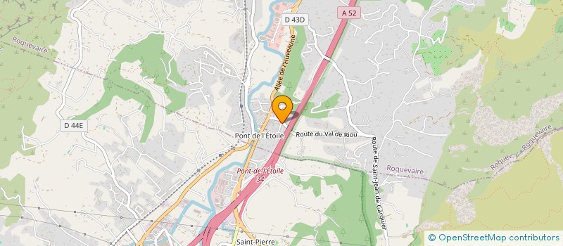 localisation de l'entreprise MONSIEUR RICHARD GARZIA  ROQUEVAIRE