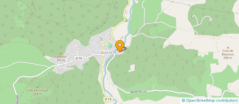 localisation de l'entreprise MONSIEUR RICHARD GATTO  CABASSE