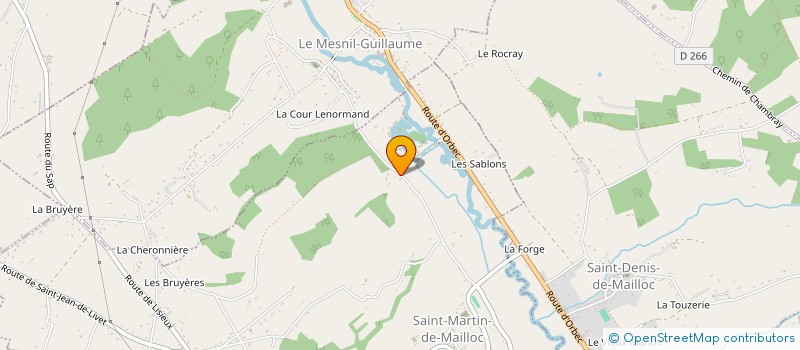 localisation de l'entreprise MONSIEUR RICHARD GAUDICHAU  SAINT-MARTIN-DE-MAILLOC