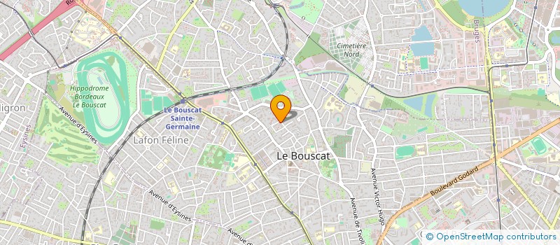 localisation de l'entreprise MONSIEUR RICHARD GAULTIER  LE BOUSCAT