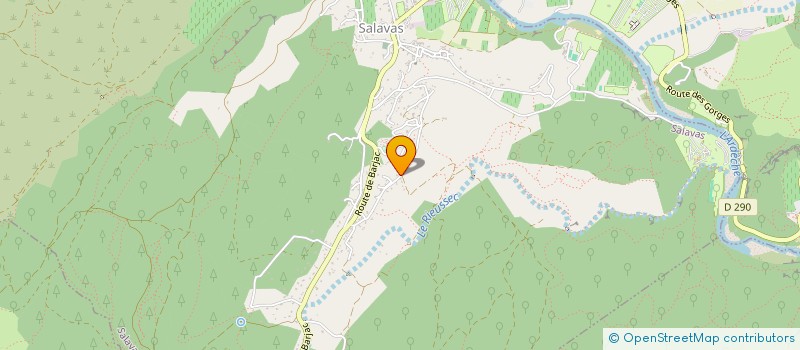 localisation de l'entreprise MONSIEUR RICHARD GAUTHIER  SALAVAS