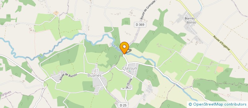 localisation de l'entreprise MONSIEUR RICHARD GAUTHIER  CLASSUN