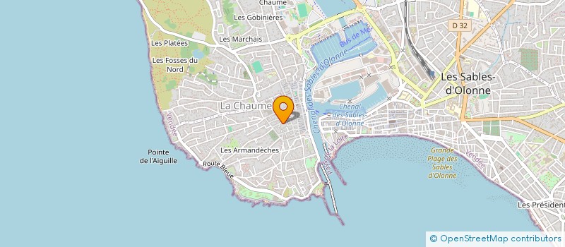 localisation de l'entreprise MONSIEUR RICHARD GAUTIER à LES SABLES D'OLONNE