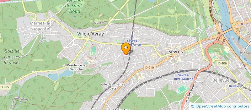 localisation de l'entreprise MONSIEUR RICHARD GENEST  VILLE-D'AVRAY