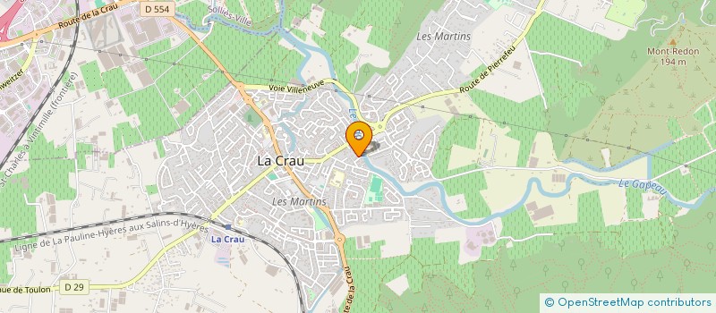 localisation de l'entreprise MONSIEUR RICHARD GIRAUDO  LA FARLEDE