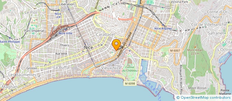 localisation de l'entreprise MONSIEUR RICHARD GIROUX à NICE