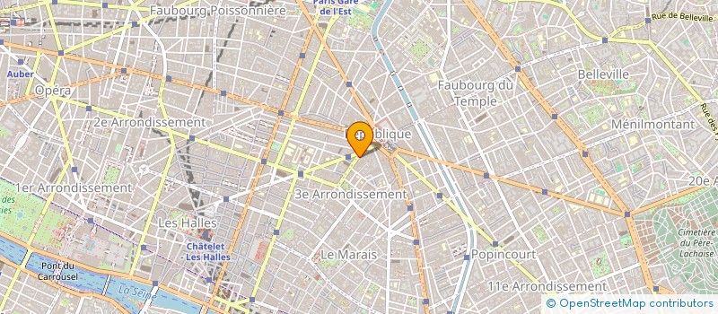 localisation de l'entreprise MONSIEUR RICHARD GLEDHILL  PARIS