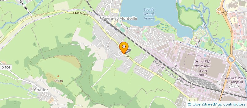 localisation de l'entreprise MONSIEUR RICHARD GOETZ  VELLEFAUX