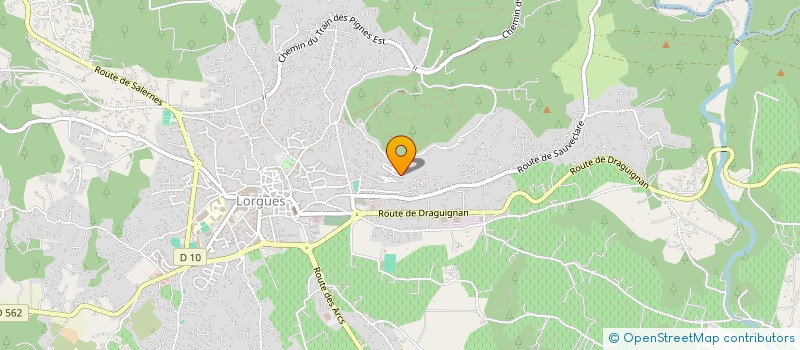localisation de l'entreprise MONSIEUR RICHARD GOMEZ  LORGUES