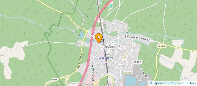 localisation de l'entreprise MONSIEUR RICHARD GONZALEZ  LABOUHEYRE