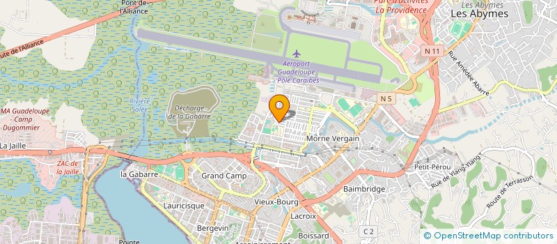 localisation de l'entreprise MONSIEUR RICHARD GOTIN à LES ABYMES