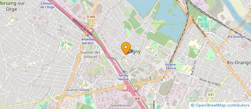 localisation de l'entreprise MONSIEUR RICHARD GOURMELIN  GRIGNY