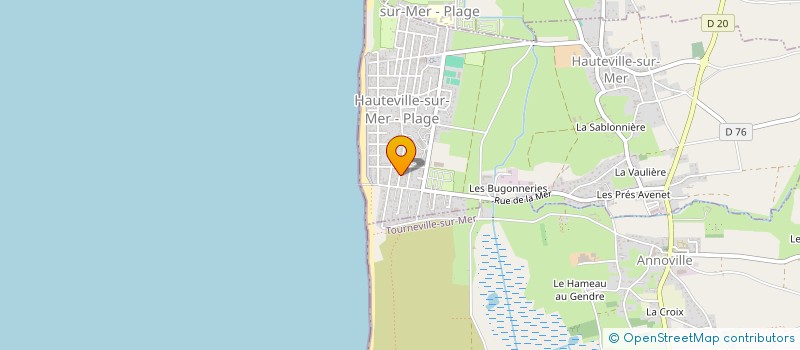 localisation de l'entreprise MONSIEUR RICHARD GOUY  HAUTEVILLE-SUR-MER