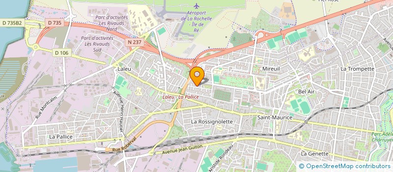 localisation de l'entreprise MONSIEUR RICHARD GRELLIER  LA ROCHELLE