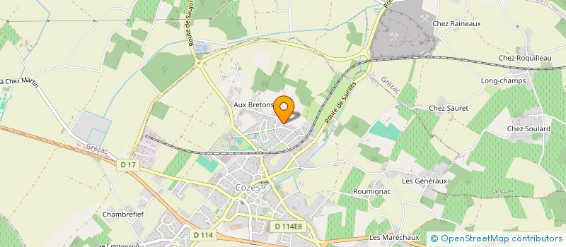 localisation de l'entreprise MONSIEUR RICHARD GRELLIER  ARCES