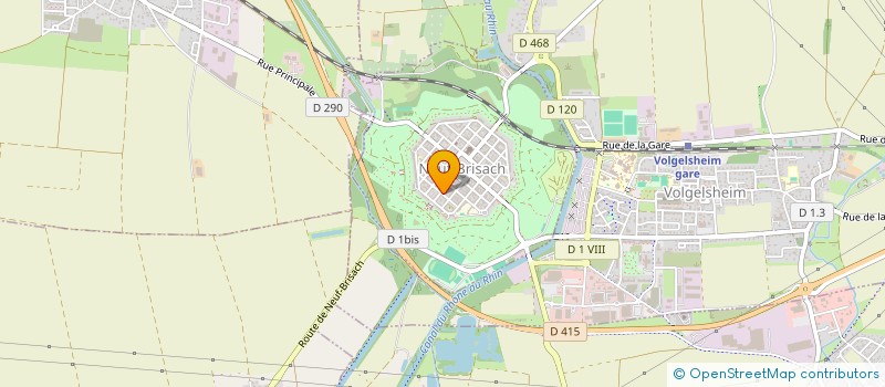 localisation de l'entreprise MONSIEUR RICHARD GRUCKER  NEUF-BRISACH