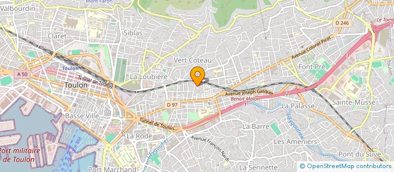 localisation de l'entreprise MONSIEUR RICHARD GRUHN  TOULON