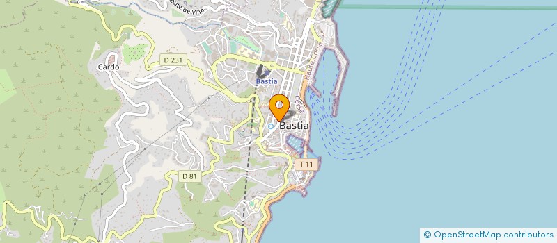 localisation de l'entreprise MONSIEUR RICHARD GUAZZELLI à BASTIA