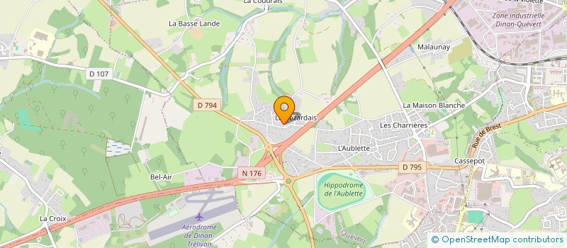 localisation de l'entreprise MONSIEUR RICHARD GUERIT à QUEVERT