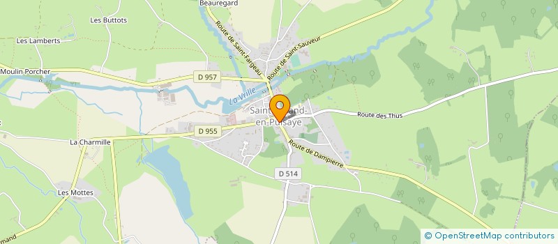 localisation de l'entreprise MONSIEUR RICHARD GUERRIER à SAINT-AMAND-EN-PUISAYE