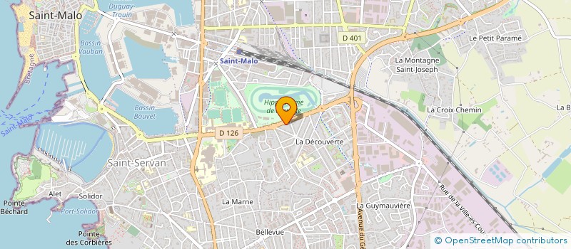 localisation de l'entreprise MONSIEUR RICHARD GUESNIER  SAINT-MALO