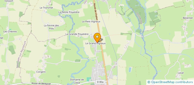 localisation de l'entreprise MONSIEUR RICHARD GUICHARDAN  JAYAT